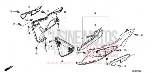 LOWER COWL NSA700A8 de 2008